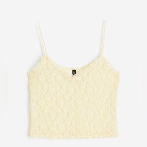 NWT H&M sheer lace camisole